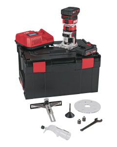 Flex CER 18.0-EC/2.5 Set Accu Kanten- en bovenfrees - 2x 18V, 2.5 Ah accu - L-BOXX® - 531635