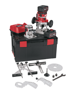 Flex CER 18.0-EC/5.0 Set Accu Kanten- en bovenfrees - 2x 18V, 5.0 Ah accu - L-BOXX® - 531636
