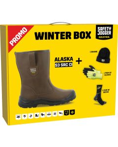 Safety Jogger PROMO Winterbox Alaska werklaars met extra's - S3 - bruin - 010769