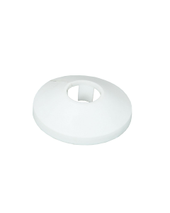 Mac Lean buis rozet - Ø15 mm - wit - 2 stuks - 0700107