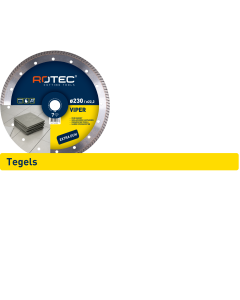 Rotec VIPER Diamantzaagblad t.b.v. natuursteen - turbo fine cut