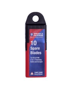 Spear & Jackson 1790 Reservemes voor 2-in-1 mes met schraper - 10 stuks - SJ1790BP10