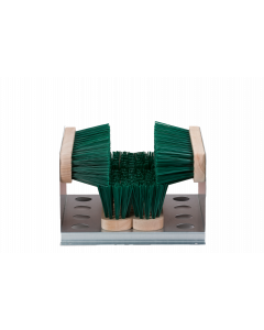 Hevu Tools Voetenveger met 4 borstels - hoog model - 35x32 - groen
