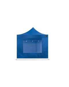 Grizzly GO-WORK Easy-up doorwerktent zijwand met raam - 3 meter - blauw