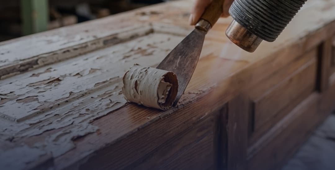 Verf verwijderen van hout: de beste methoden